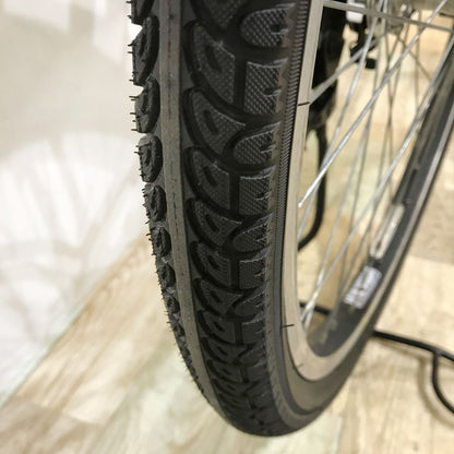 ブリヂストン ステップクルーズe（デュアルドライブ） カーキ 26インチ KJ033 【中古車】