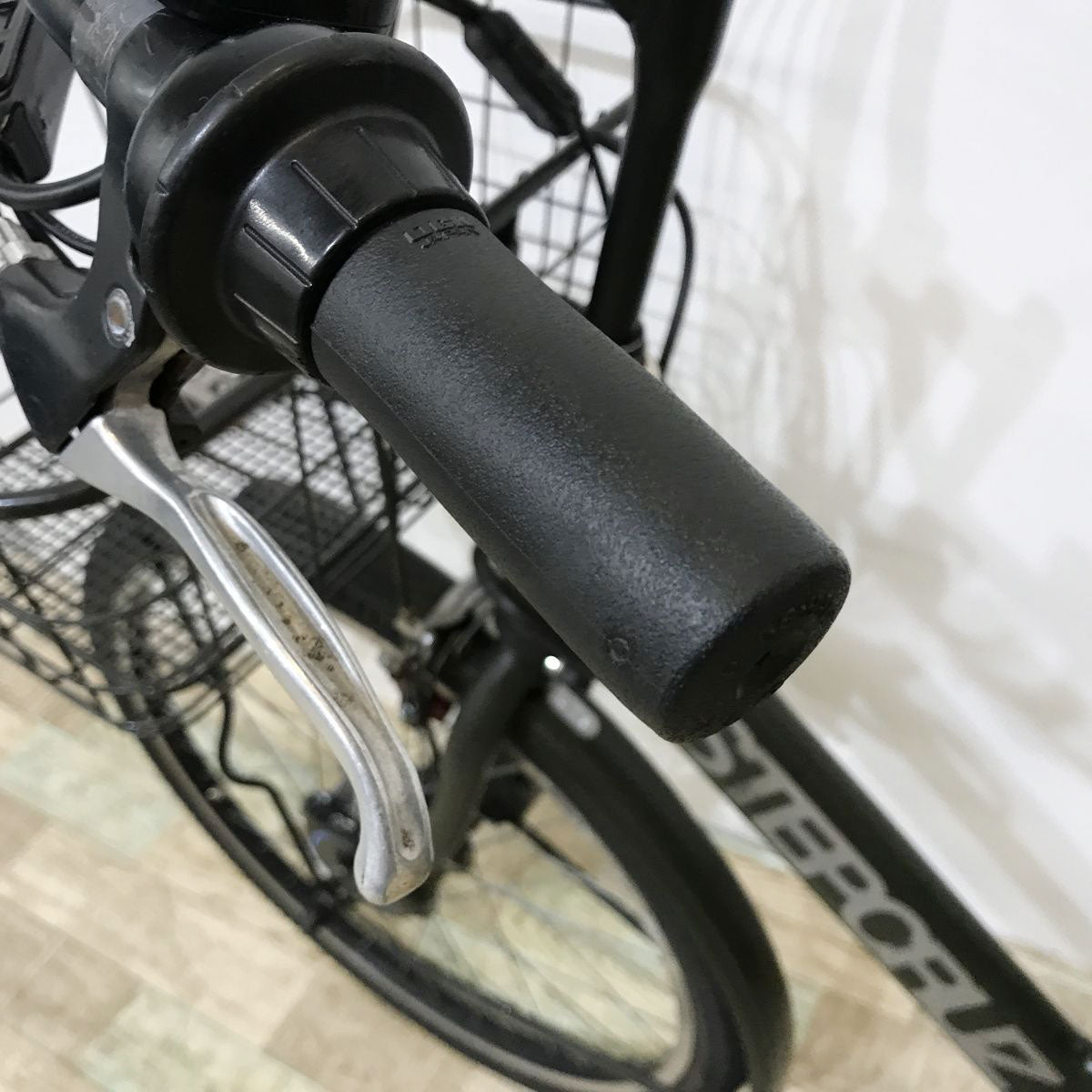 中古電動自転車 ブリヂストン ステップクルーズe カーキ 26インチ KJ033