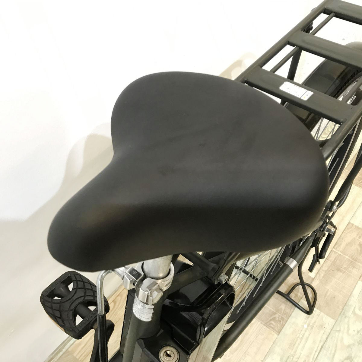 中古電動自転車 ブリヂストン ステップクルーズe カーキ 26インチ KJ033