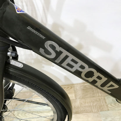 ブリヂストン ステップクルーズe（デュアルドライブ） カーキ 26インチ KJ033 【中古車】