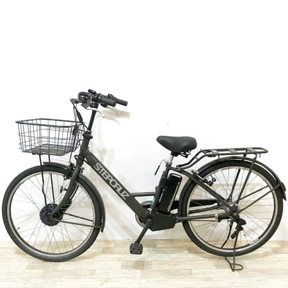 ブリヂストン ステップクルーズe（デュアルドライブ） カーキ 26インチ KJ033 【中古車】