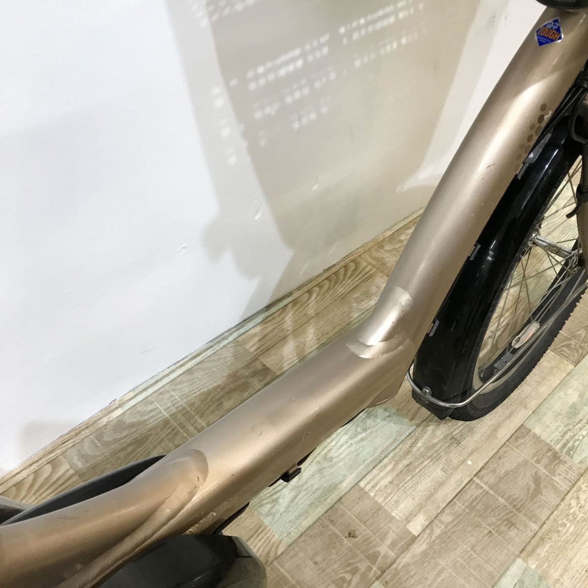 中古電動自転車 ブリヂストン アンジェリーノプティットe ゴールド 20インチ KJ034