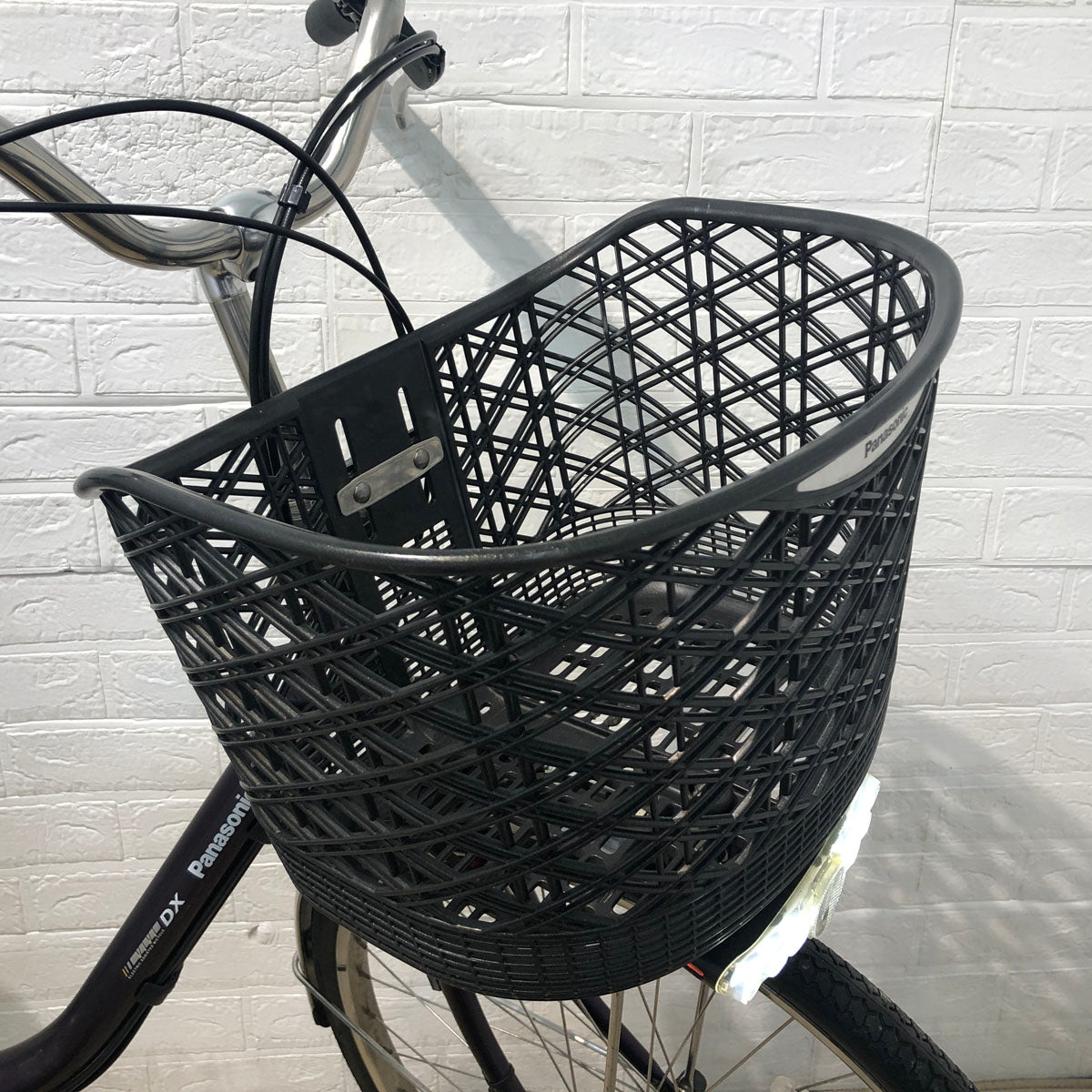 中古電動自転車 パナソニック ビビ DX パープル 24インチ YA039 