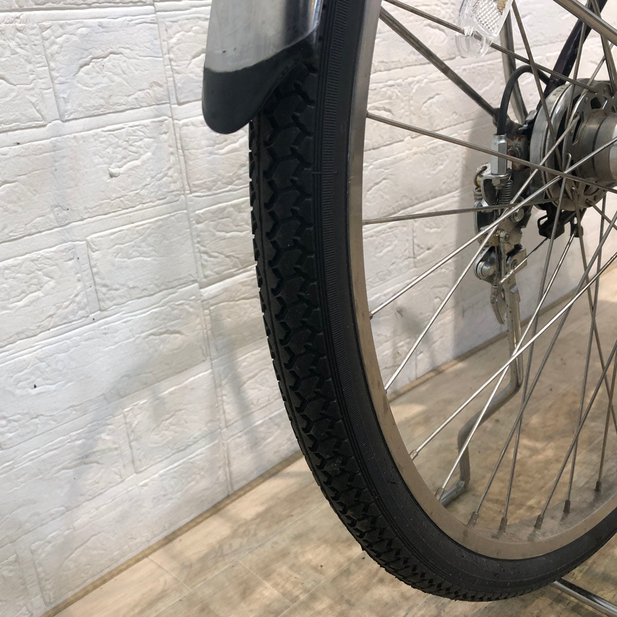 中古電動自転車 パナソニック ビビ DX パープル 24インチ YA039 