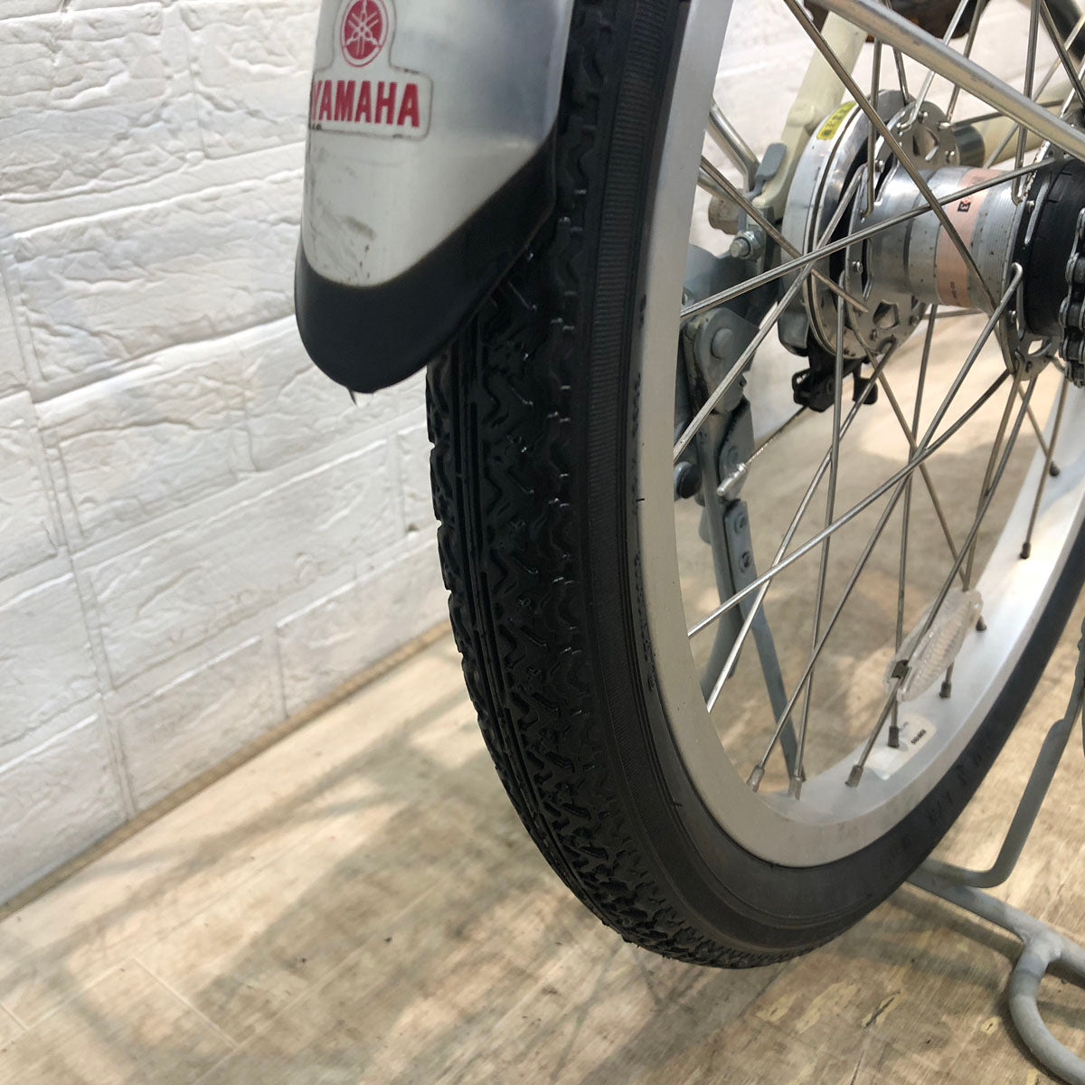 中古電動自転車 ヤマハ PAS SION U パス シオン U ホワイト 20インチ YA040 