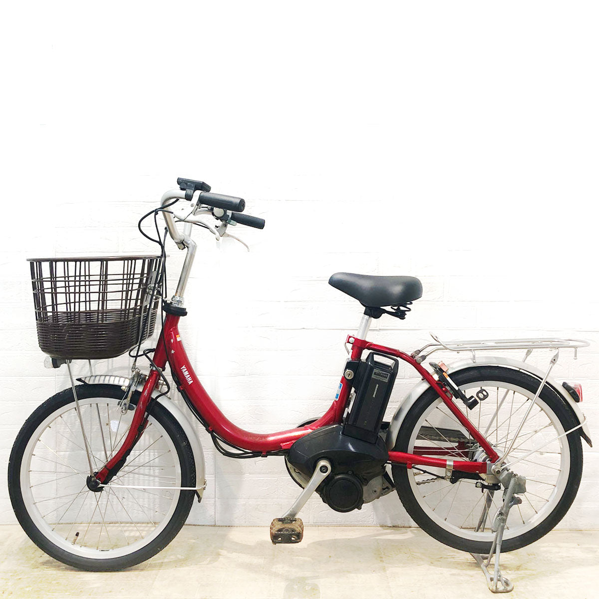 中古電動自転車 ヤマハ PAS SION U パス シオン U レッド 20インチ YA041 