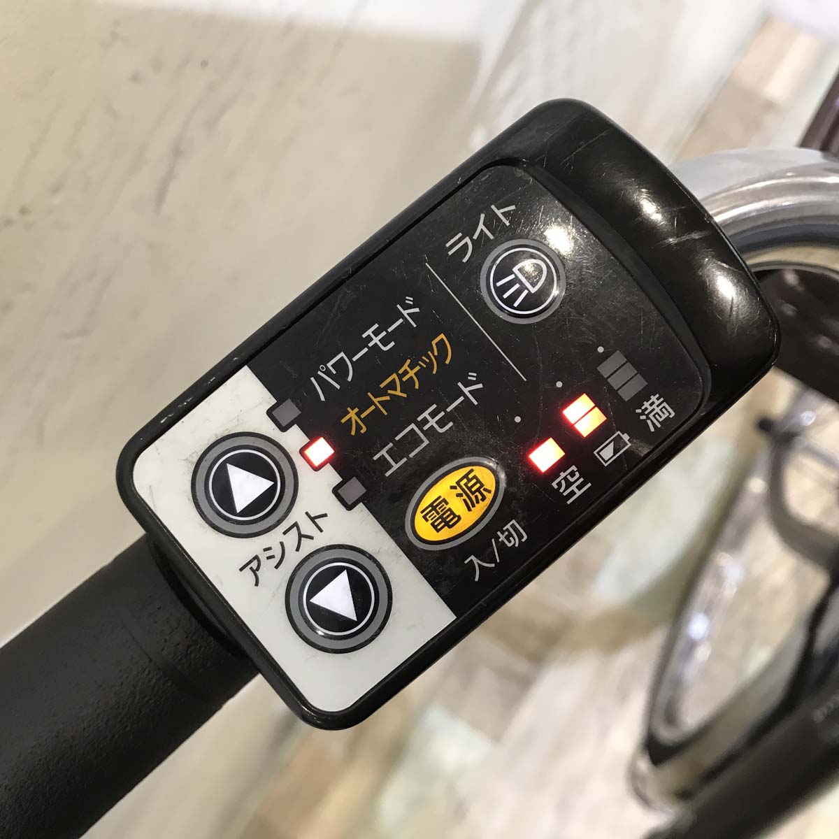 中古電動自転車 パナソニック ビビ DX ブラウン 26インチ KZ095 