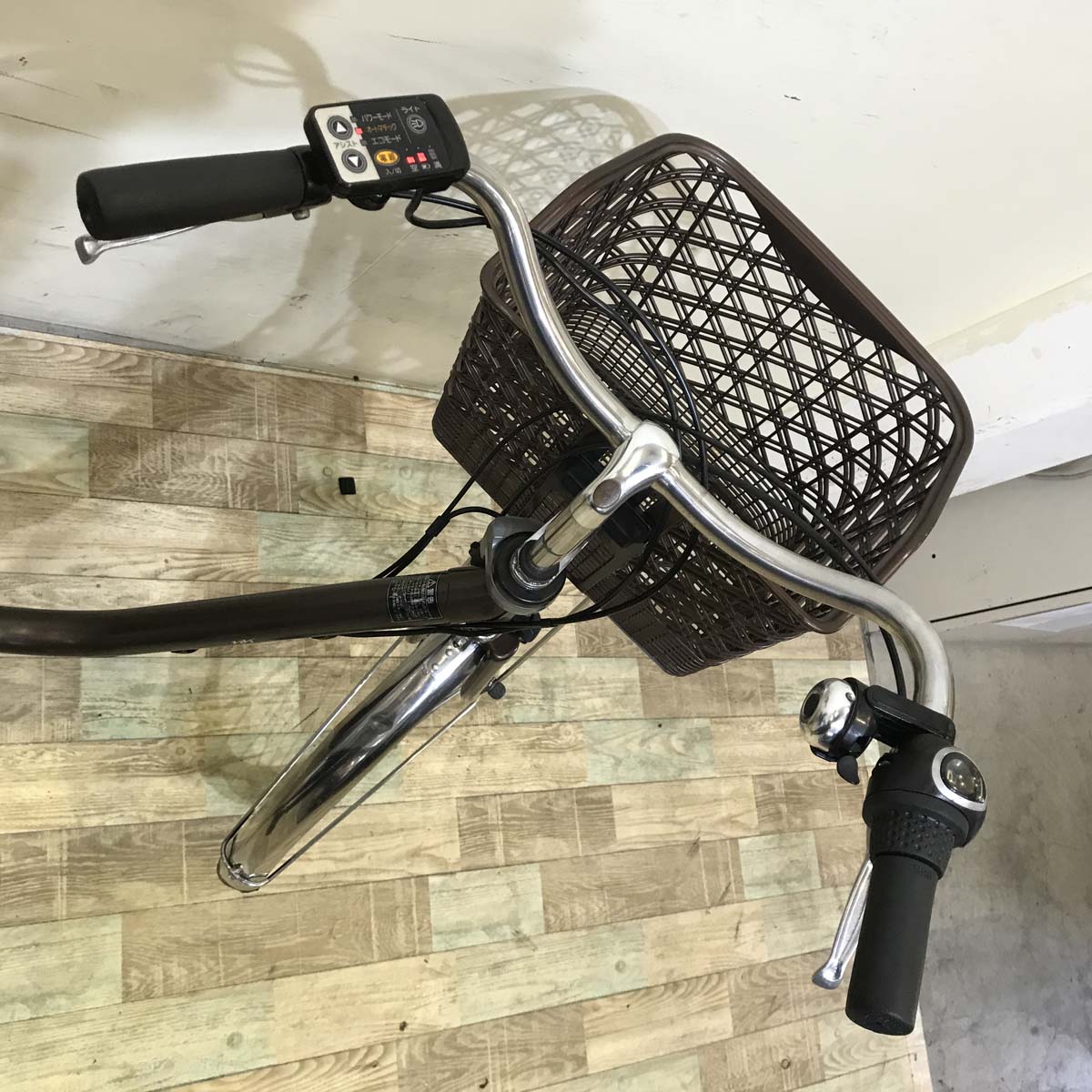 中古電動自転車 パナソニック ビビ DX ブラウン 26インチ KZ095 