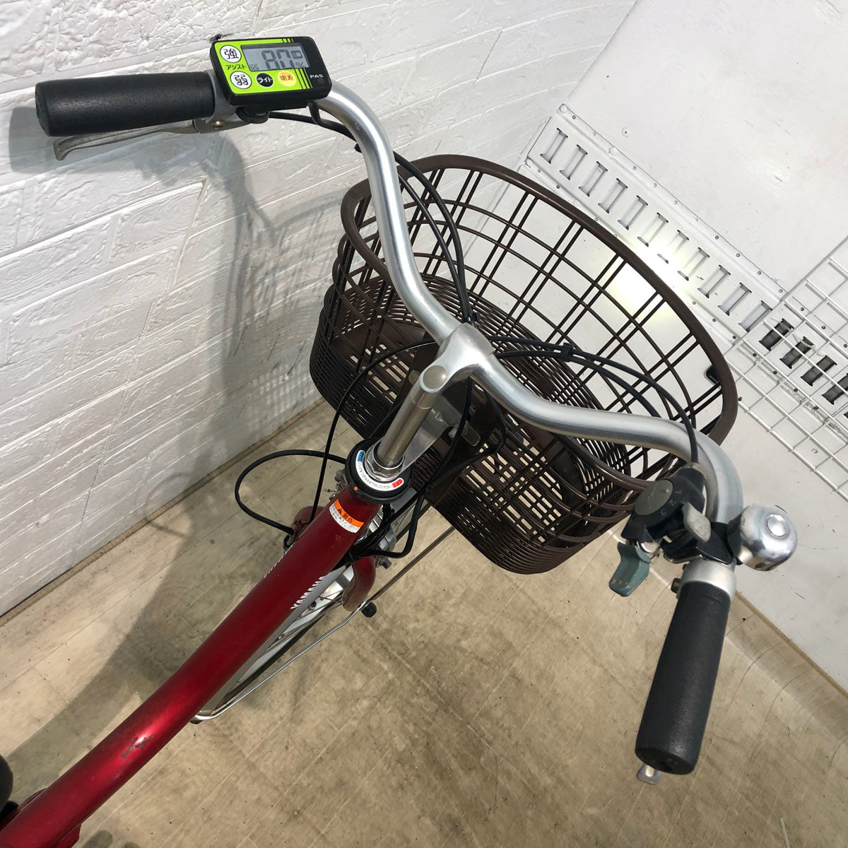 中古電動自転車 ヤマハ PAS SION U パス シオン U レッド 20インチ YA041 
