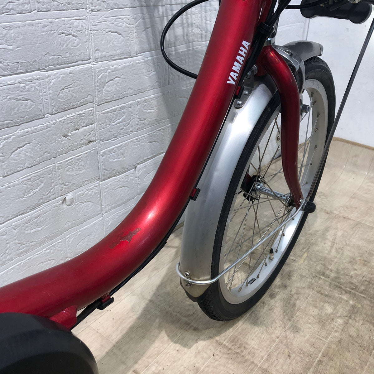 中古電動自転車 ヤマハ PAS SION U パス シオン U レッド 20インチ YA041 
