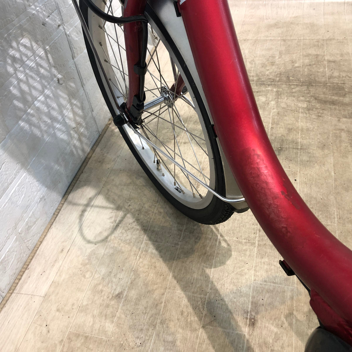 中古電動自転車 ヤマハ PAS SION U パス シオン U レッド 20インチ YA041 