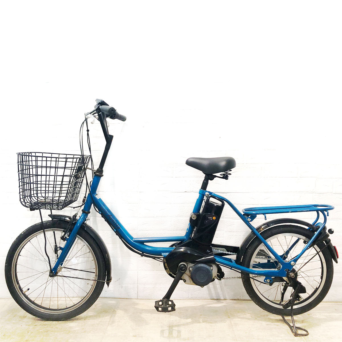 [410]送料無料 ブリヂストン アシスタベーシック 電動自転車 美品】ブリヂストン 電動アシスト自転車 アシスタ 20インチ