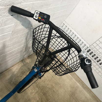 ブリヂストン アシスタ ベーシック ミニ ブルー 前20×後18インチ YA042 【中古車】