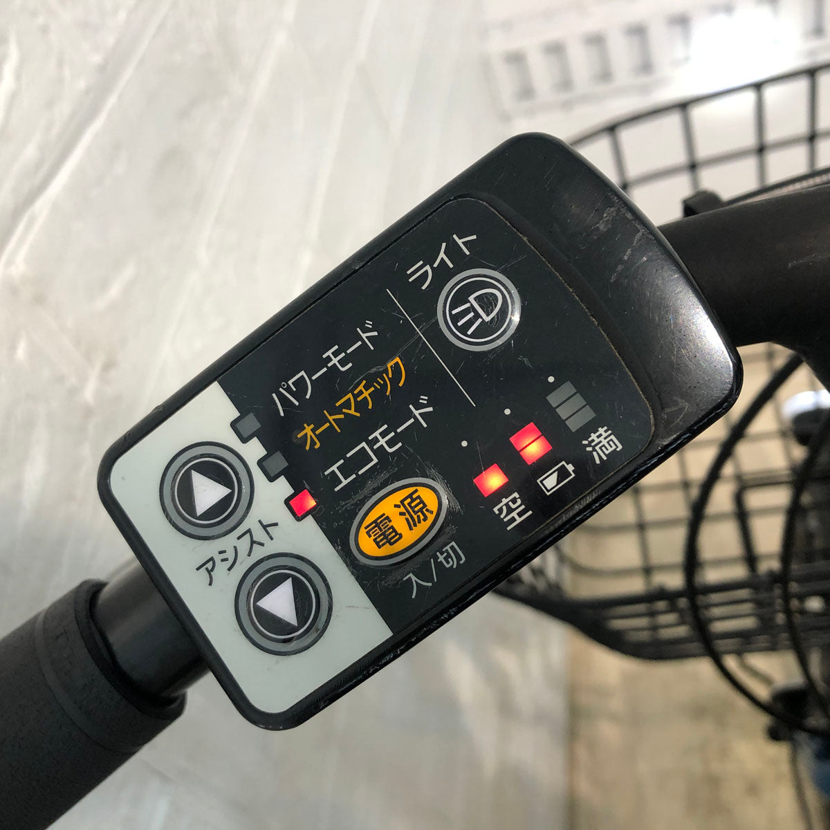 ブリヂストン アシスタ ベーシック ミニ ブルー 前20×後18インチ YA042 【中古車】