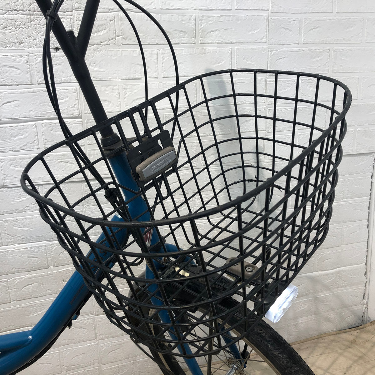 中古電動自転車 ブリヂストン アシスタ ベーシック ミニ ブルー 前20×後18インチ YA042 