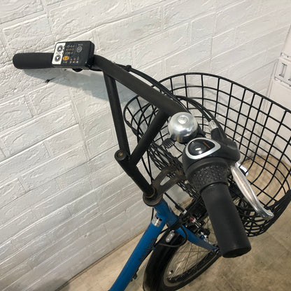 ブリヂストン アシスタ ベーシック ミニ ブルー 前20×後18インチ YA042 【中古車】