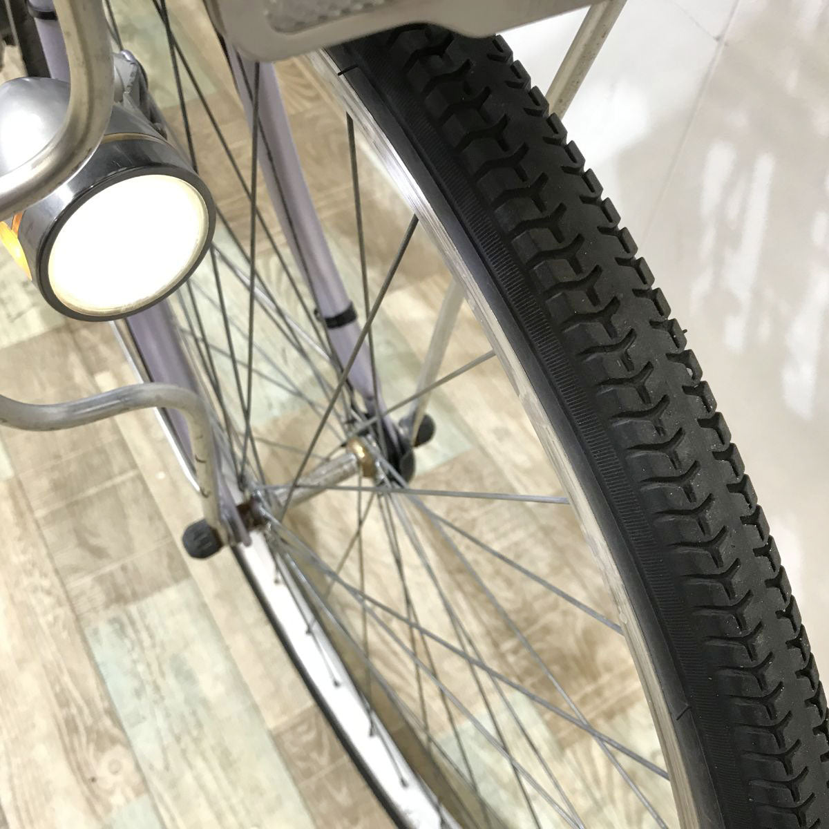 中古電動自転車 ヤマハ PAS ナチュラT パープル 26インチ KJ036