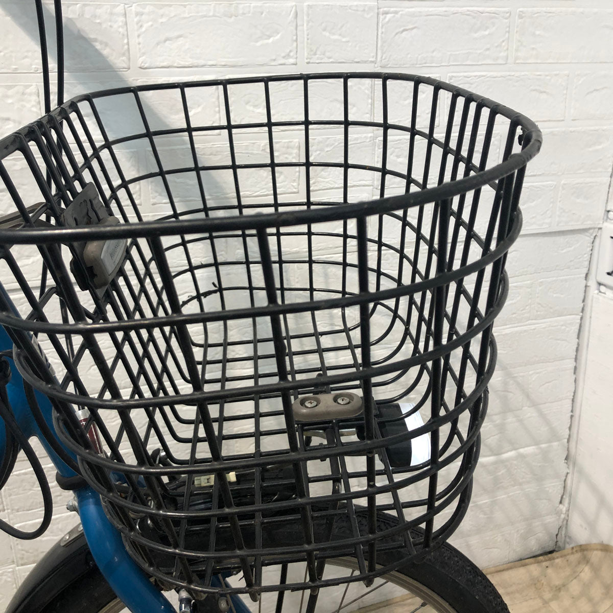 中古電動自転車 ブリヂストン アシスタ ベーシック ミニ ブルー 前20×後18インチ YA042 