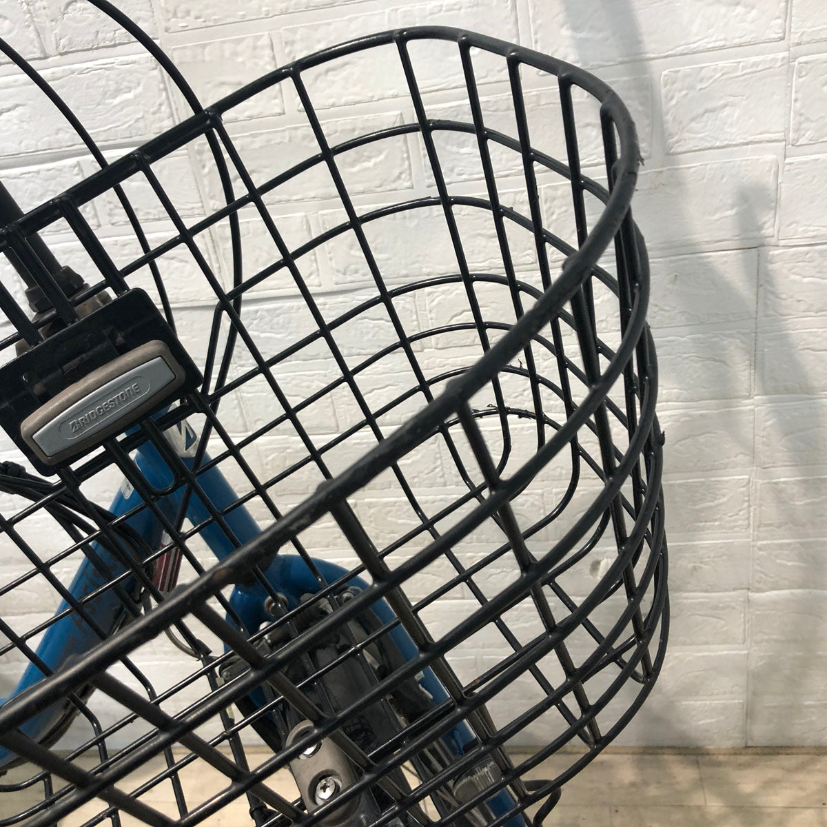 中古電動自転車 ブリヂストン アシスタ ベーシック ミニ ブルー 前20×後18インチ YA042 