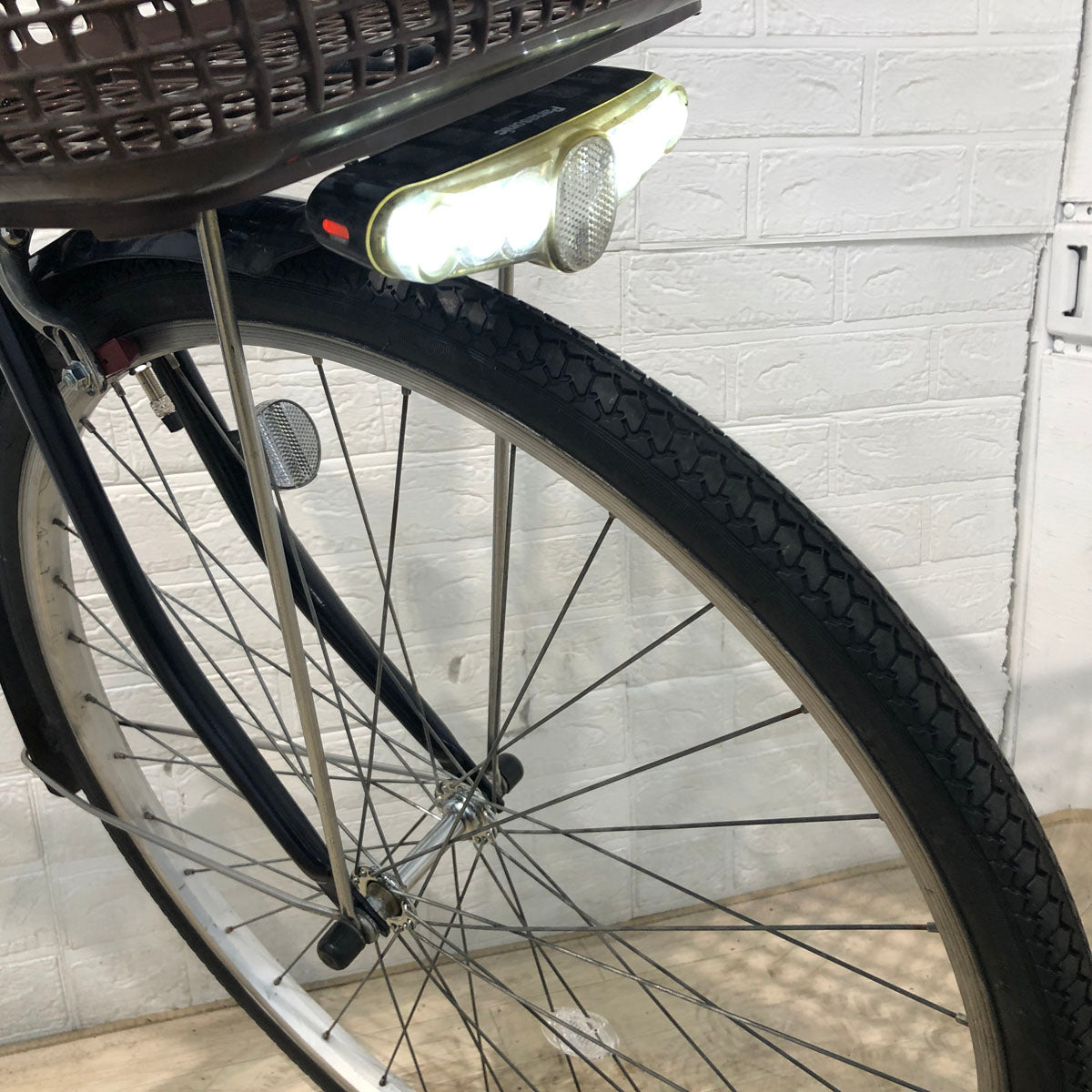 中古電動自転車 ブリヂストン アシスタ ベーシック ネイビー 26インチ YA043 