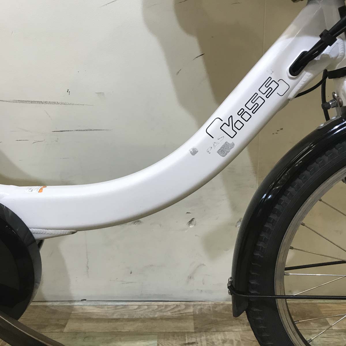 中古電動自転車 ヤマハ PAS Kiss mini un パス キッス ミニ アン ホワイト 20インチ KE107