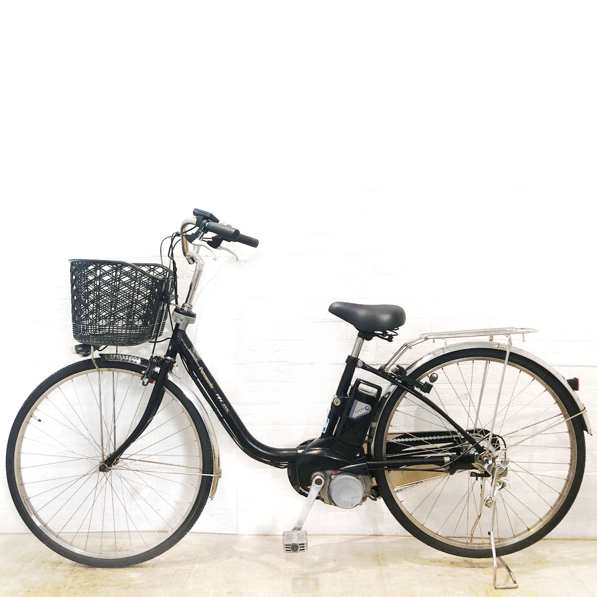 中古電動自転車 パナソニック ビビ DX ブラック 26インチ YA044