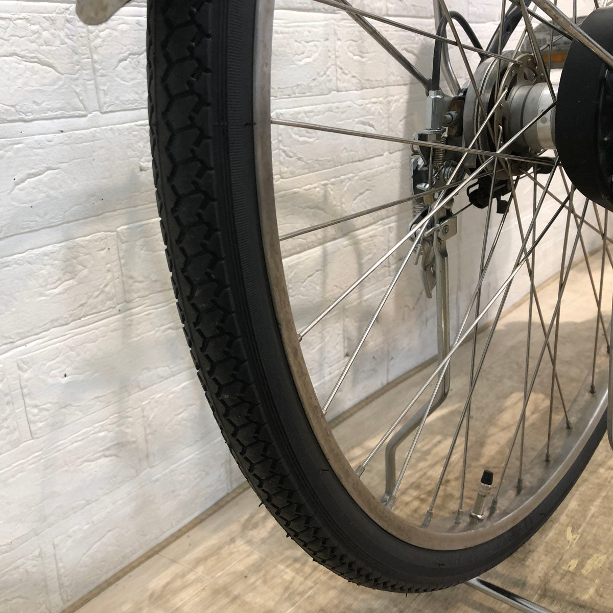 中古電動自転車 パナソニック ビビ DX ブラック 26インチ YA044