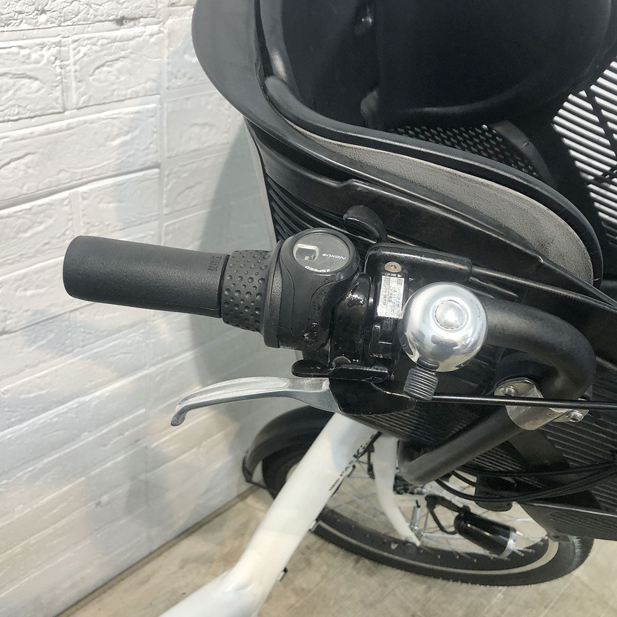 中古電動自転車 ヤマハ PAS Kiss mini  パス キッス ミニ ホワイト 20インチ YF097