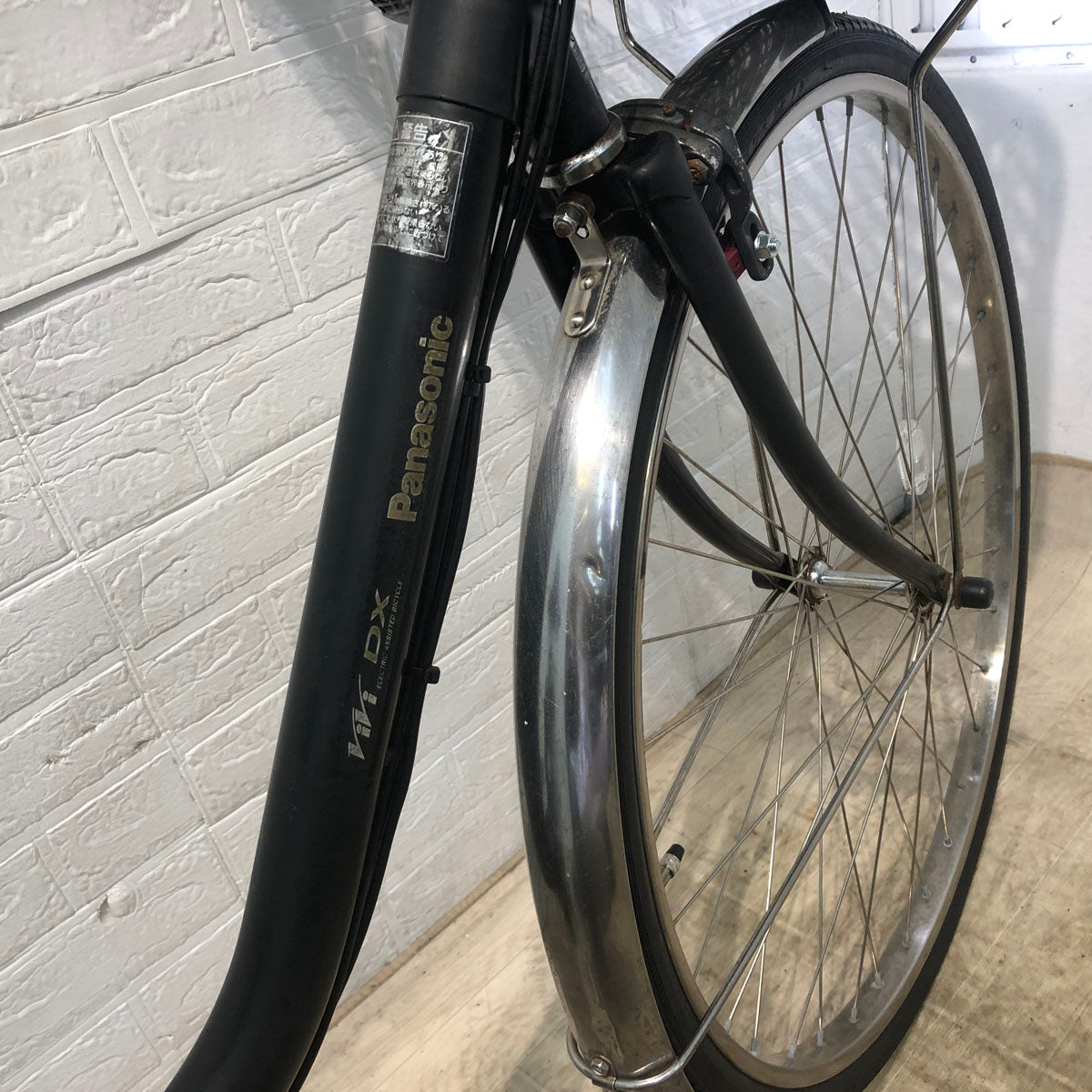 中古電動自転車 パナソニック ビビ DX ブラック 26インチ YA044