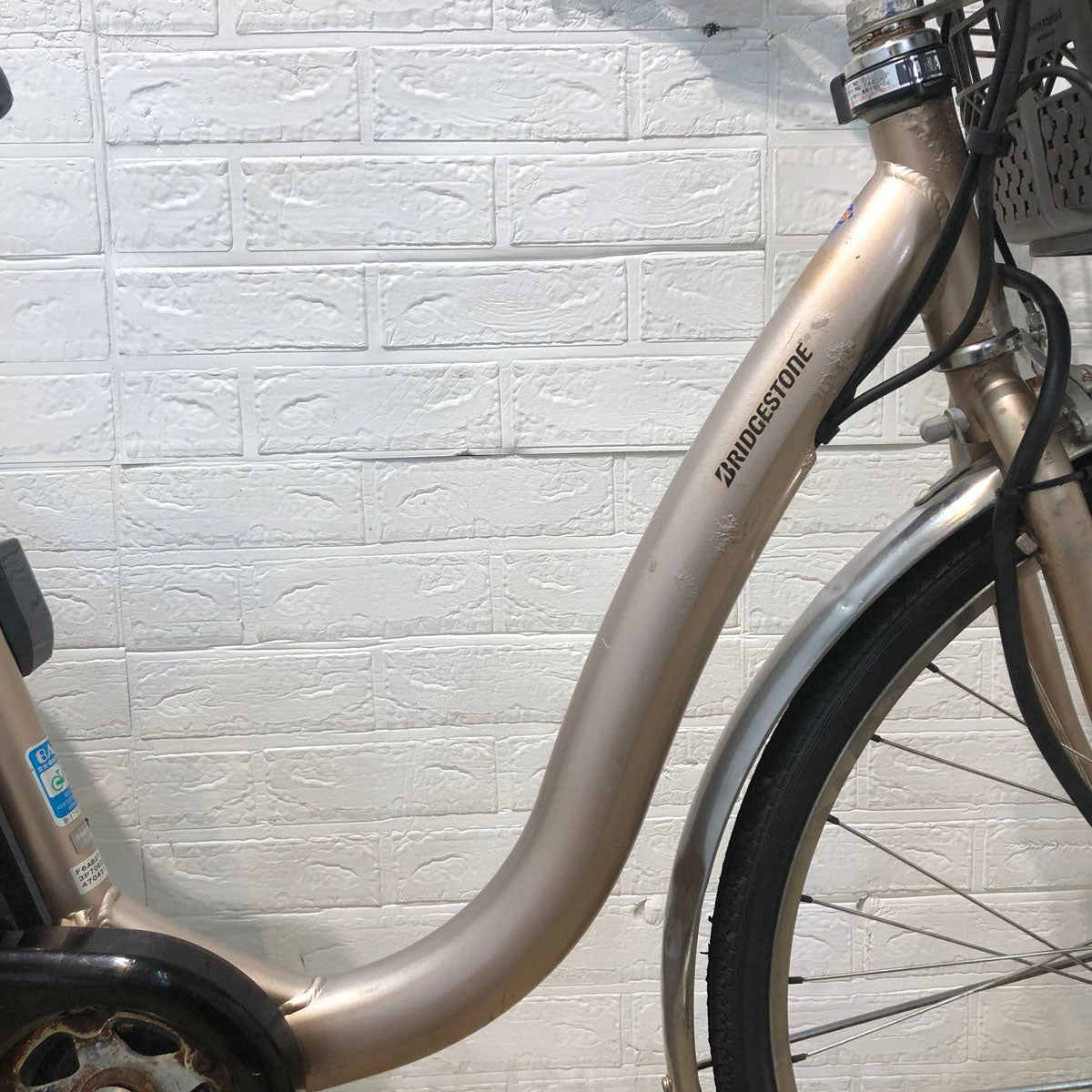 中古電動自転車 ブリヂストン フロンティア ゴールド 26インチ YA045