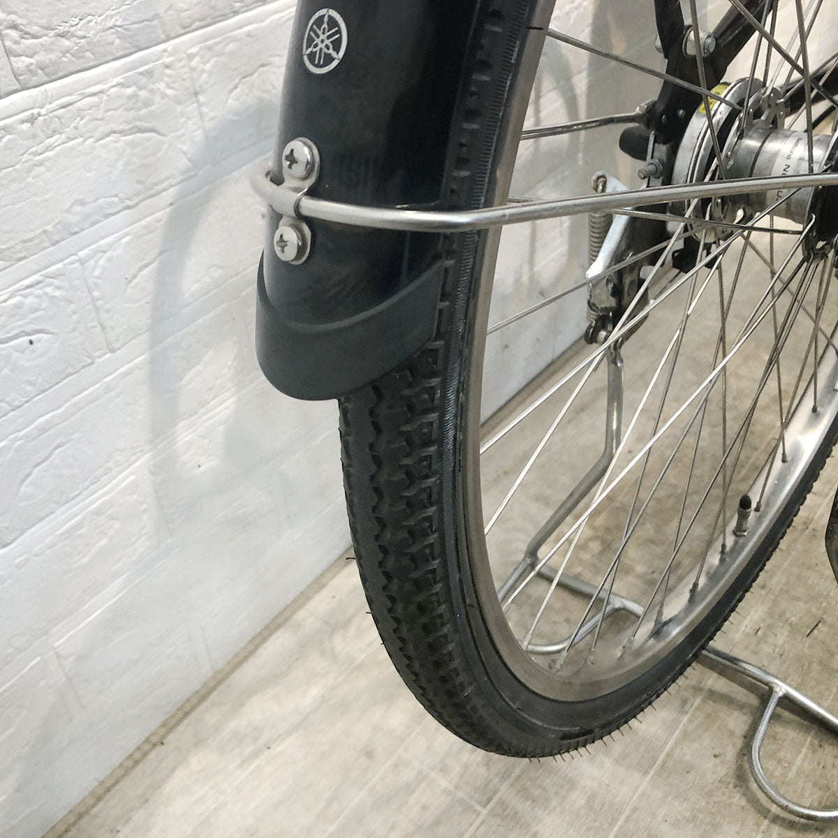 中古電動自転車 ヤマハ PAS With パス ウィズ ブラウン 26インチ YF098 