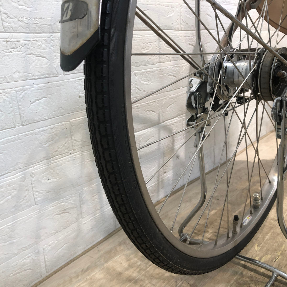 中古電動自転車 ブリヂストン フロンティア ゴールド 26インチ YA045