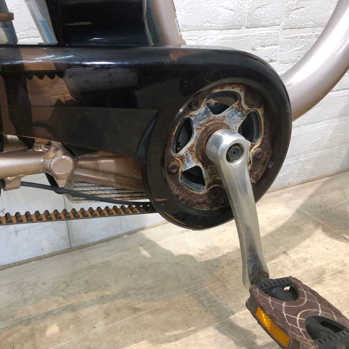 中古電動自転車 ブリヂストン フロンティア ゴールド 26インチ YA045