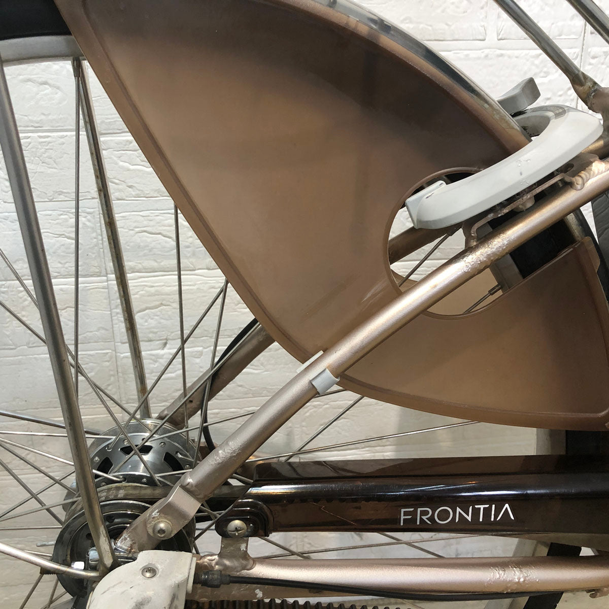 中古電動自転車 ブリヂストン フロンティア ゴールド 26インチ YA045