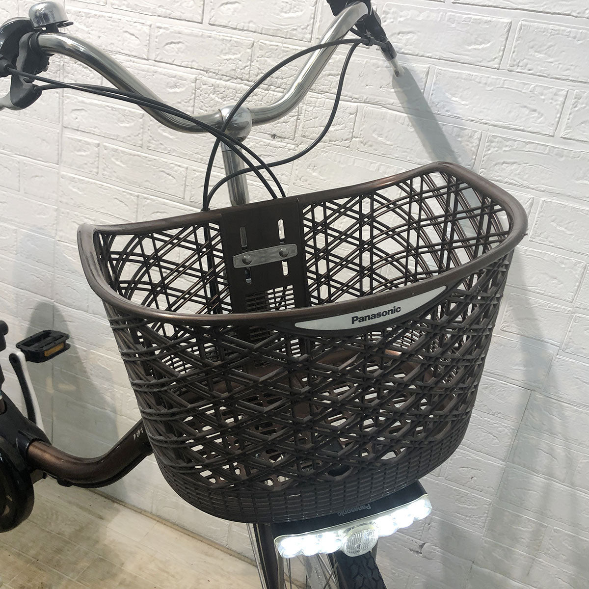 中古電動自転車 パナソニック ビビ DX ブラウン 26インチ YF099