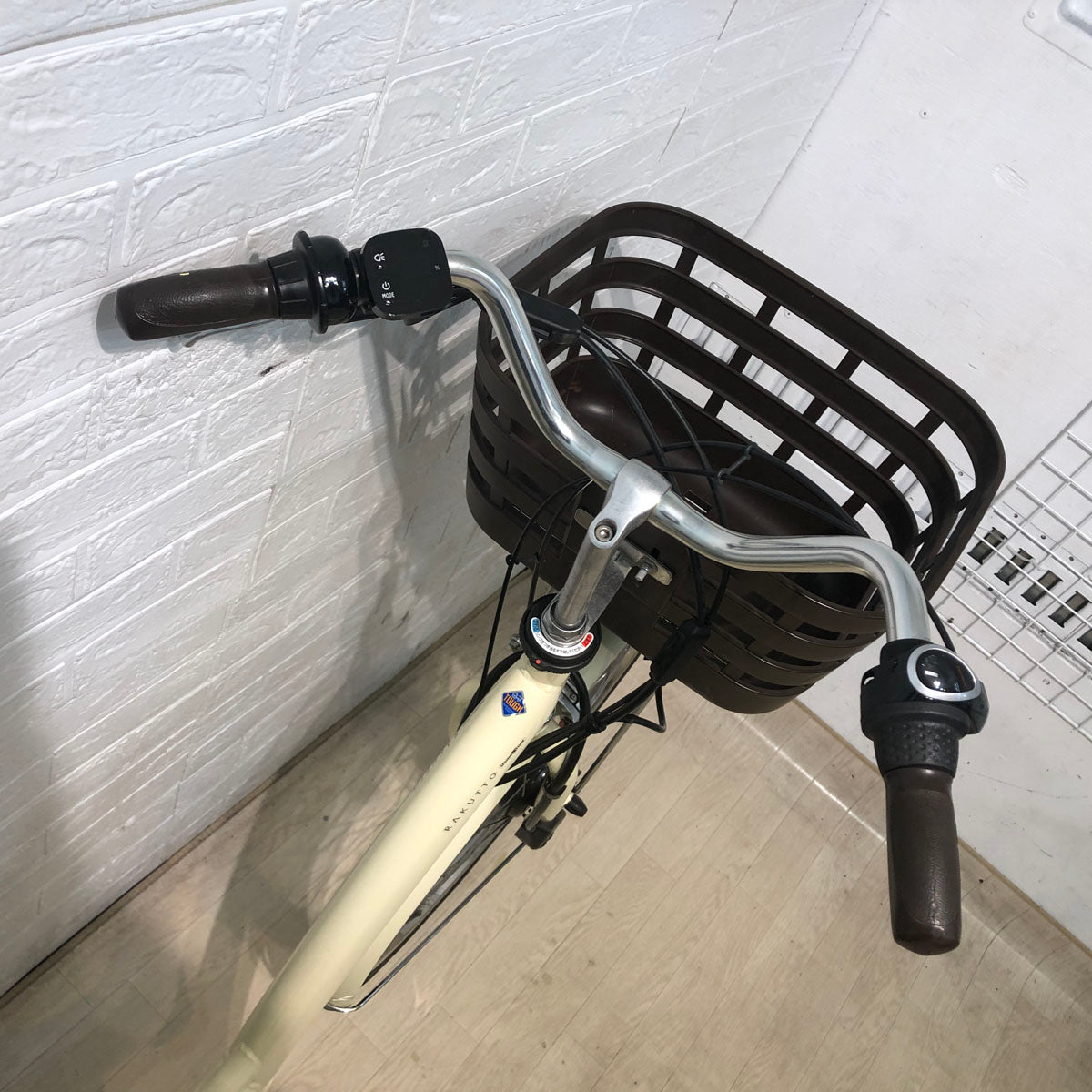 中古電動自転車 ブリヂストン ラクット ベージュ 26インチ SR405Y