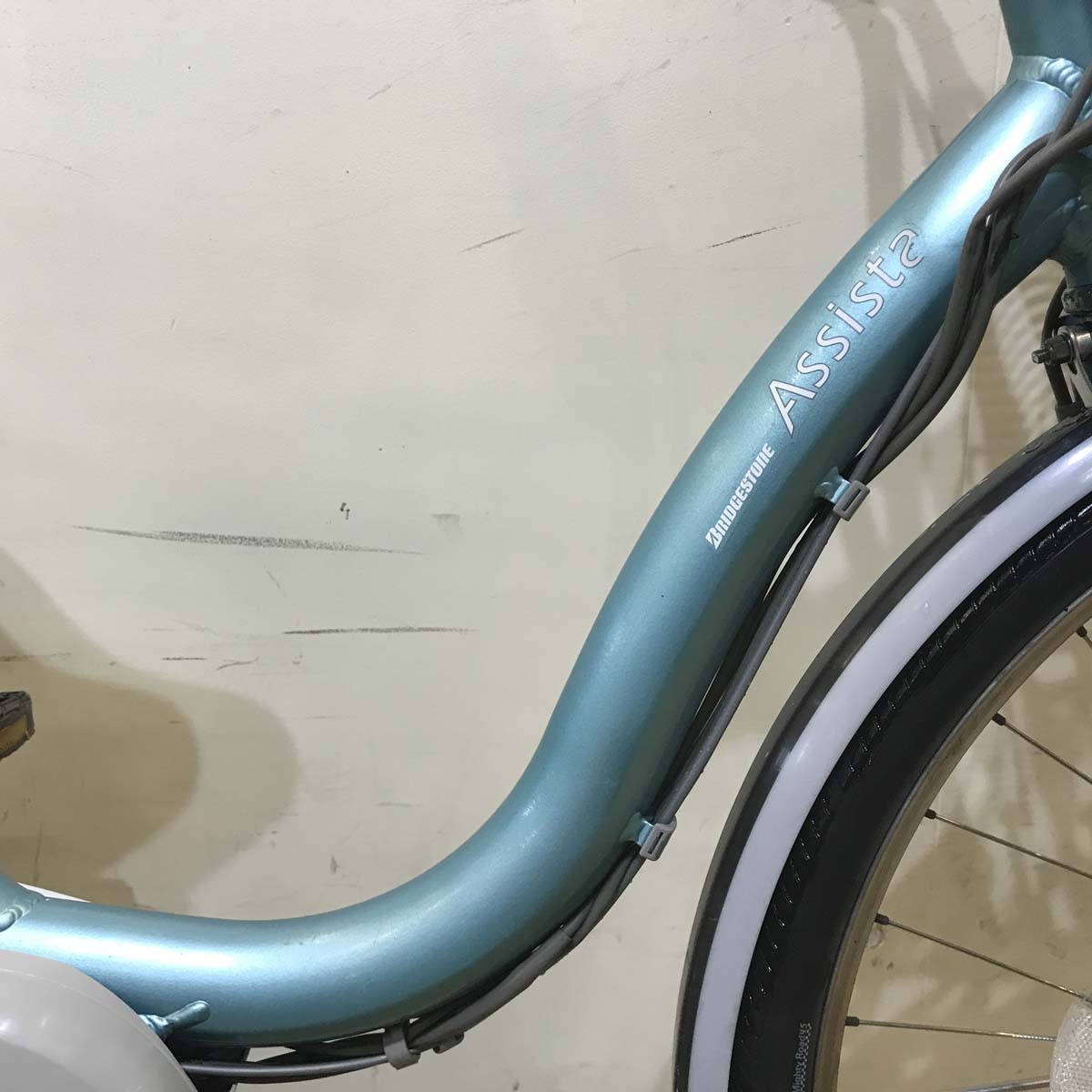中古電動自転車 ブリヂストン アシスタ DX ブルー 26インチ KE110