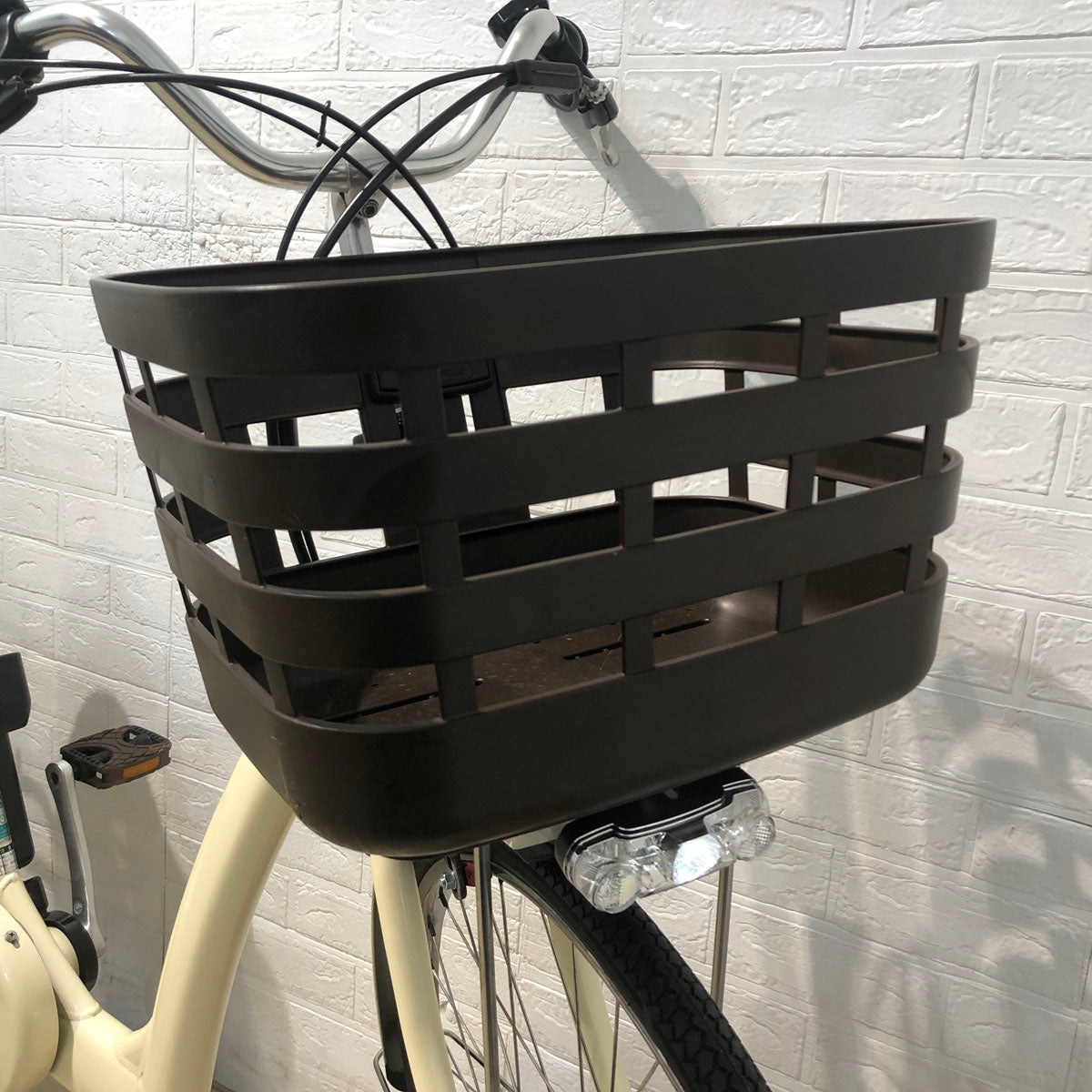 中古電動自転車 ブリヂストン ラクット ベージュ 26インチ SR405Y