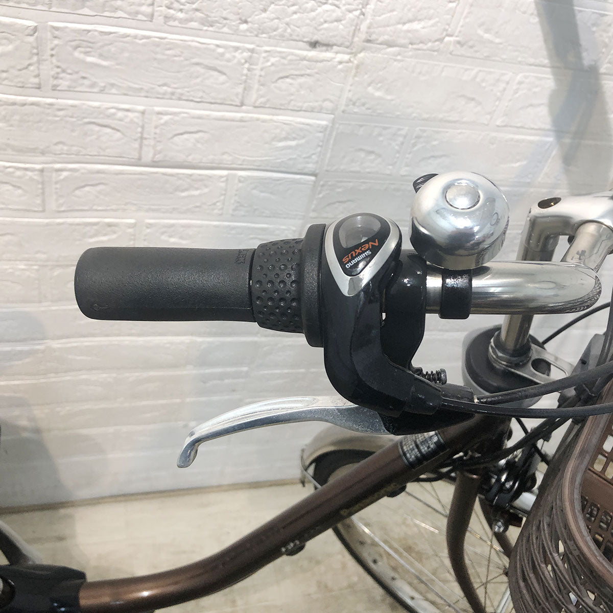 中古電動自転車 パナソニック ビビ DX ブラウン 26インチ YF099