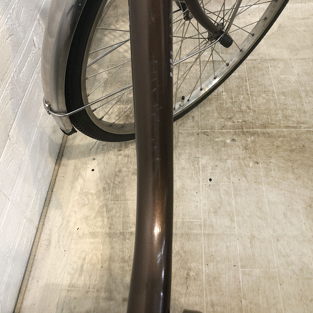 中古電動自転車 パナソニック ビビ DX ブラウン 26インチ YF099