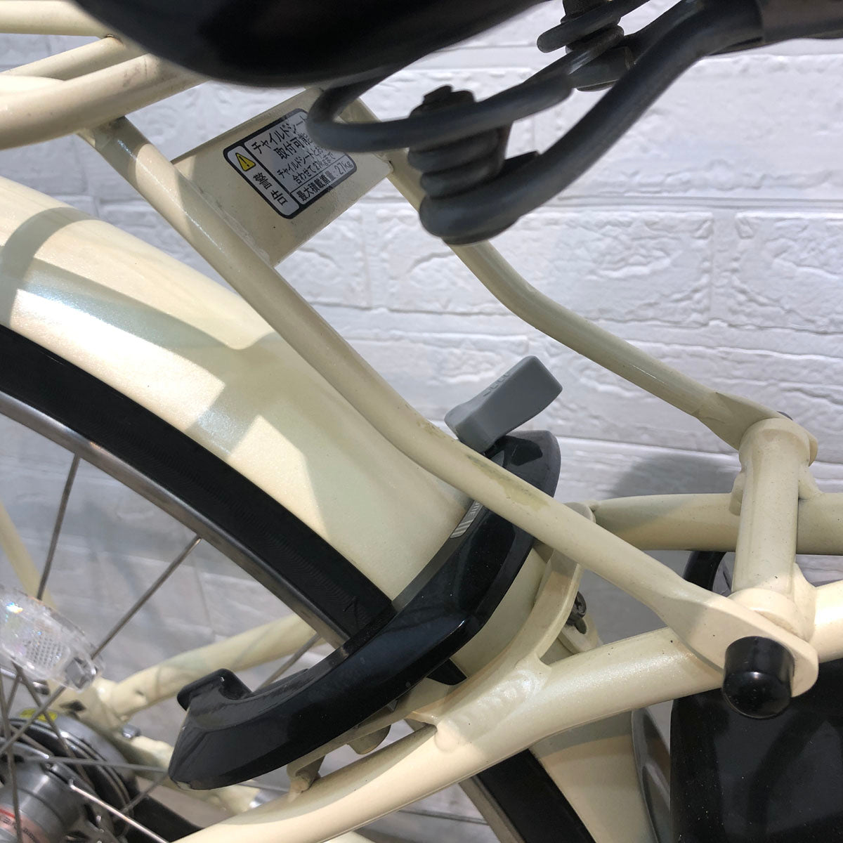 中古電動自転車 ブリヂストン ラクット ベージュ 26インチ SR405Y – e