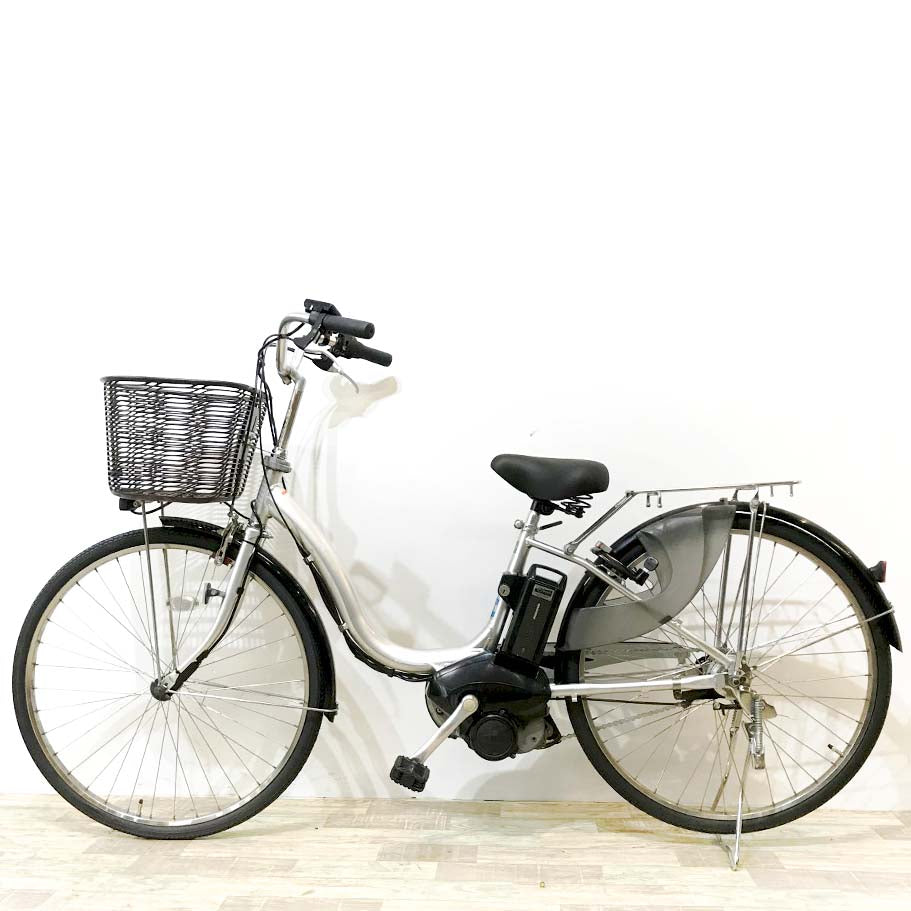中古電動自転車 ヤマハ PAS ナチュラ シルバー 26インチ KJ039
