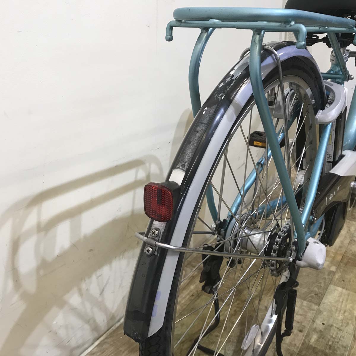 中古電動自転車 ブリヂストン アシスタ DX ブルー 26インチ KE110