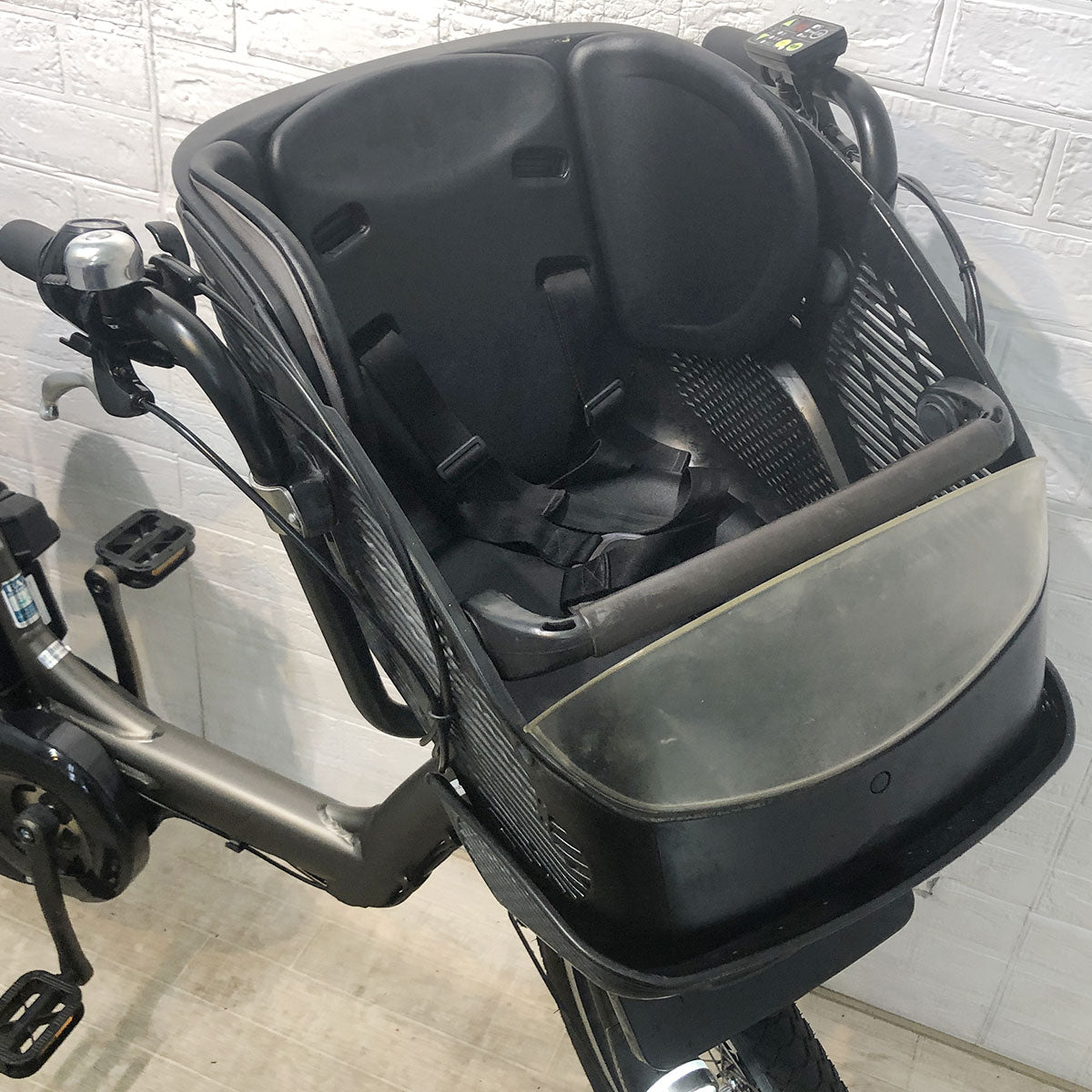 中古電動自転車 ヤマハ PAS Kiss mini  パス キッス ミニ グレー 20インチ YF100