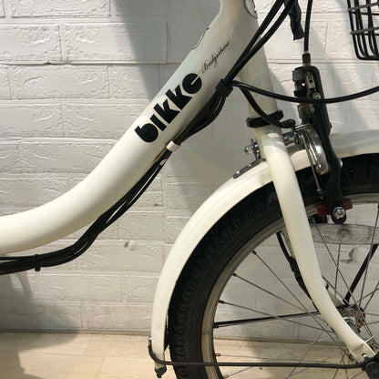 ブリヂストン bikke MOB e ビッケ モブ イー ホワイト 20インチ YA046【中古車】