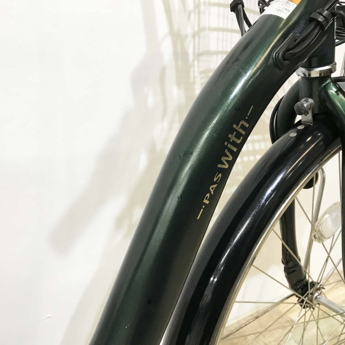 ヤマハ PAS ウィズ グリーン 26インチ KJ042 【中古車】