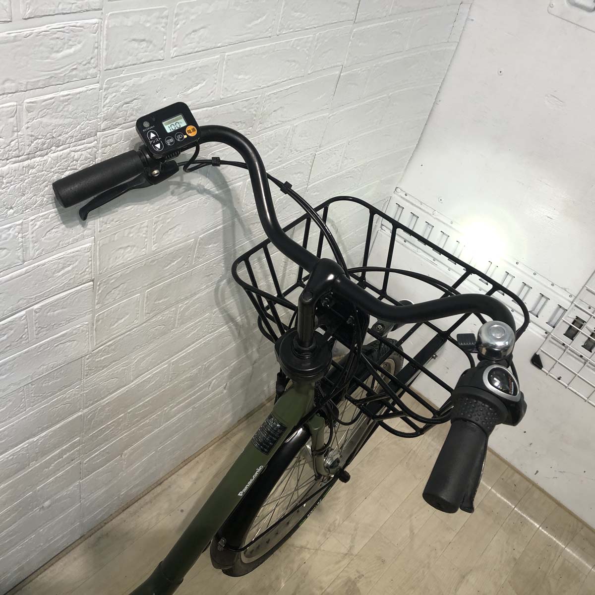 中古電動自転車 パナソニック ギュット ステージ カーキ 22インチ YA047