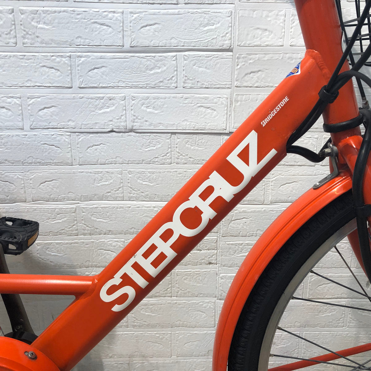 ブリヂストン ステップクルーズ e オレンジ 26インチ YT104 【中古車 