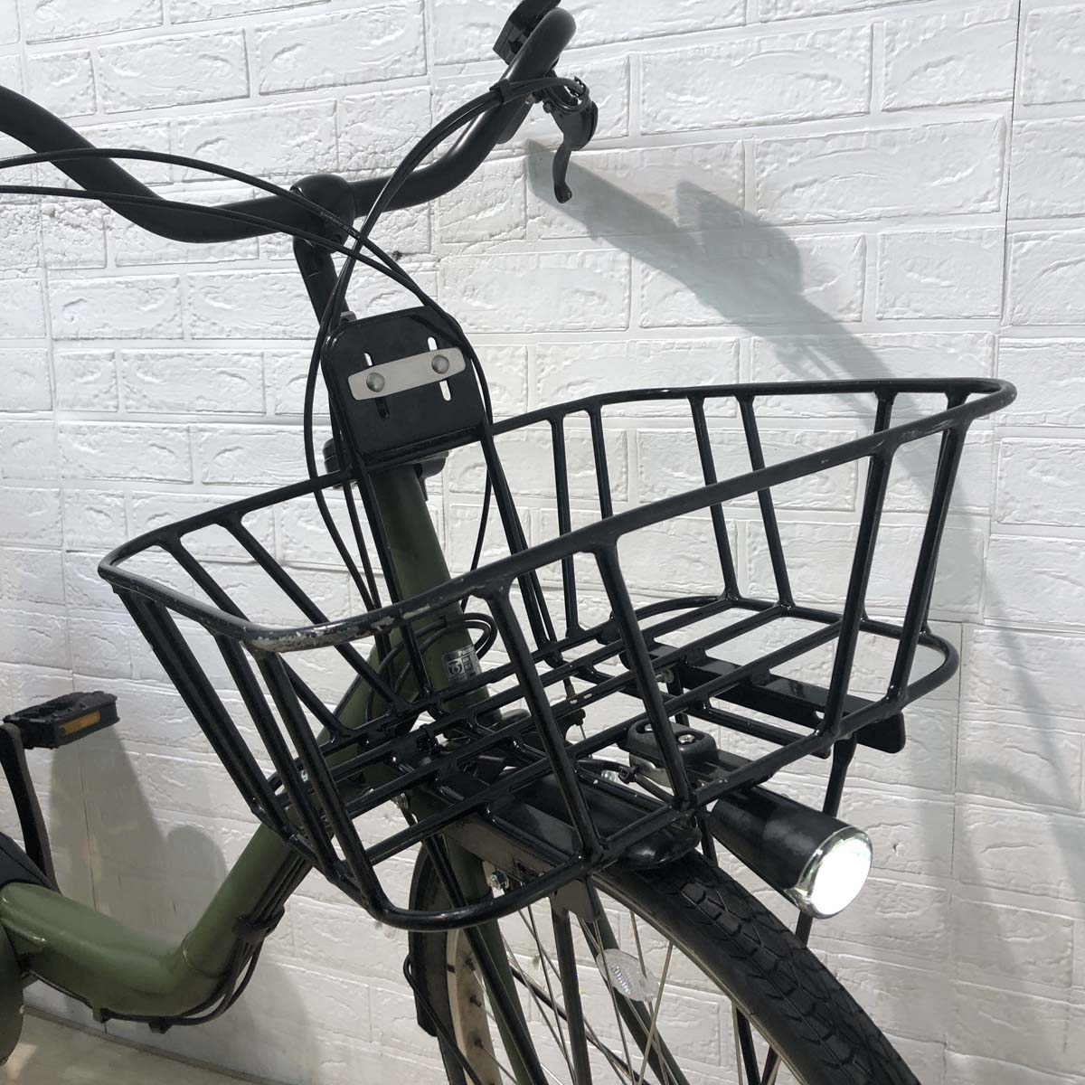 中古電動自転車 パナソニック ギュット ステージ カーキ 22インチ YA047