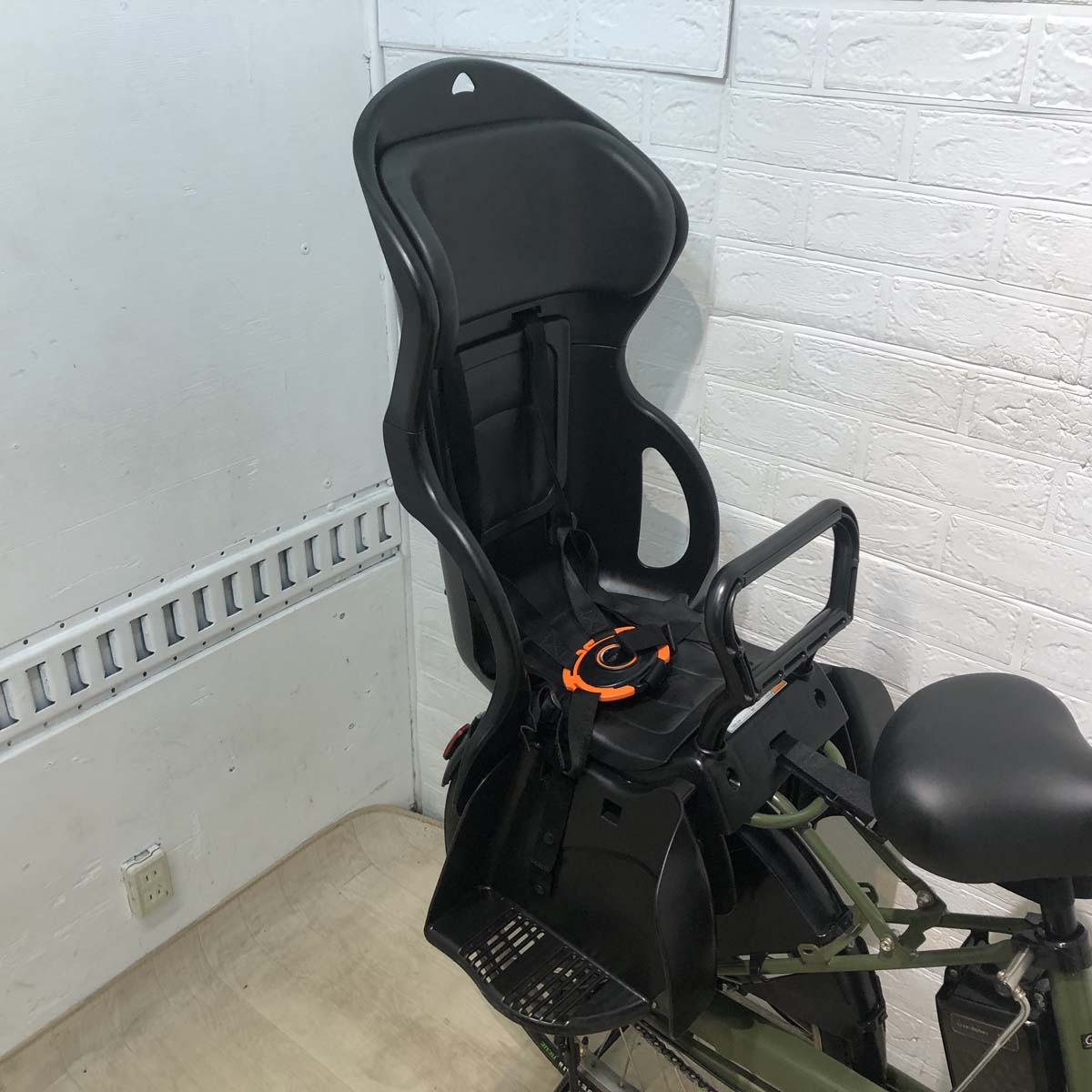 中古電動自転車 パナソニック ギュット ステージ カーキ 22インチ YA047